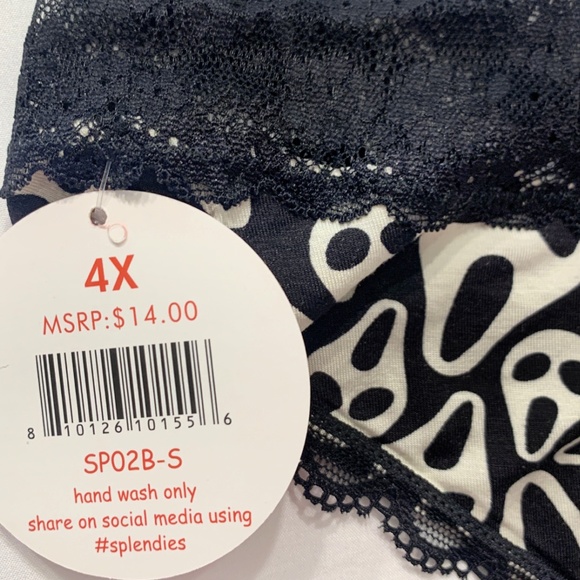 SOLD - Ghost Face Scream Bikini Panties Lace Halloween Lingerie Underwear New - Picture 9 of 10